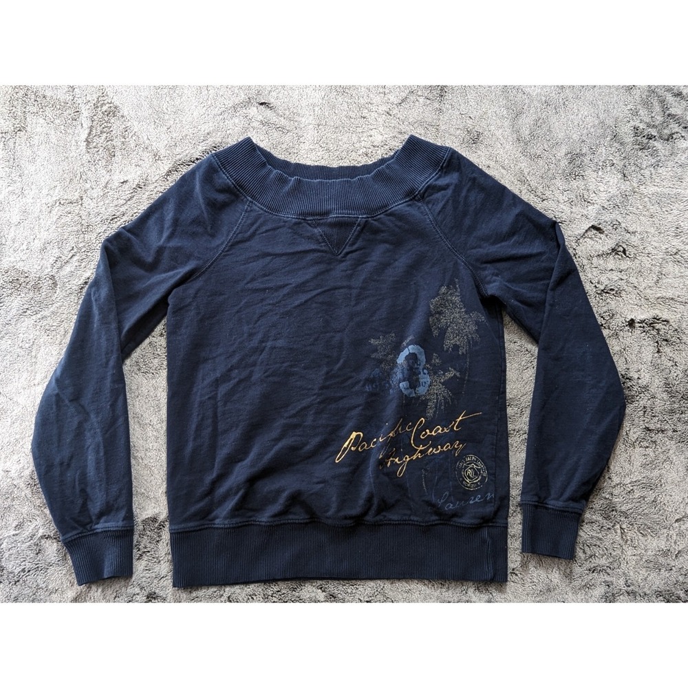 Lauren Jeans Co Ralph Lauren Long Sleeve Sweater Women's Size Medium Blue